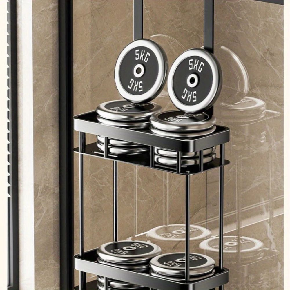 Sleek Shower Caddy - Stainless Steel, Space-Saving Organizer 5
