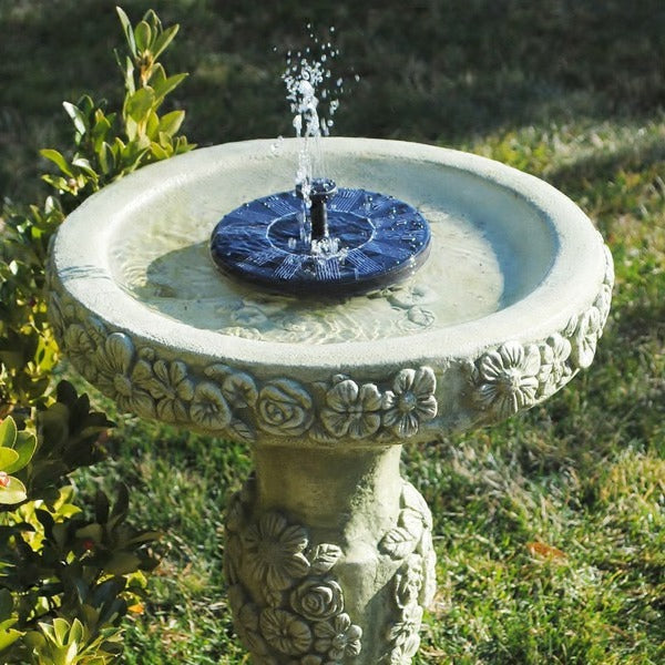 Solaire Garden Fountain - Eco-Friendly Solar Water Feature, Bird Bath Design 0