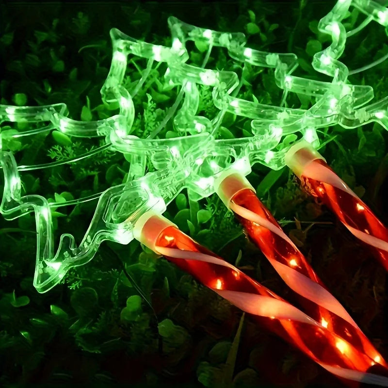 Solara Christmas Tree Lights - Solar Powered LED, 5-Piece with 8 Modes 4