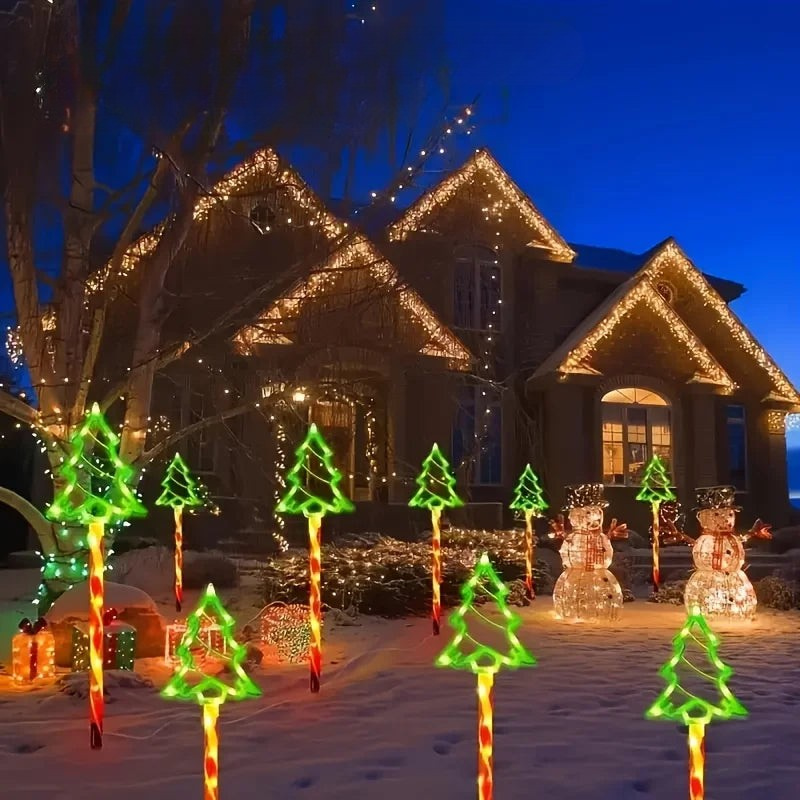 Solara Christmas Tree Lights - Solar Powered LED, 5-Piece with 8 Modes 5