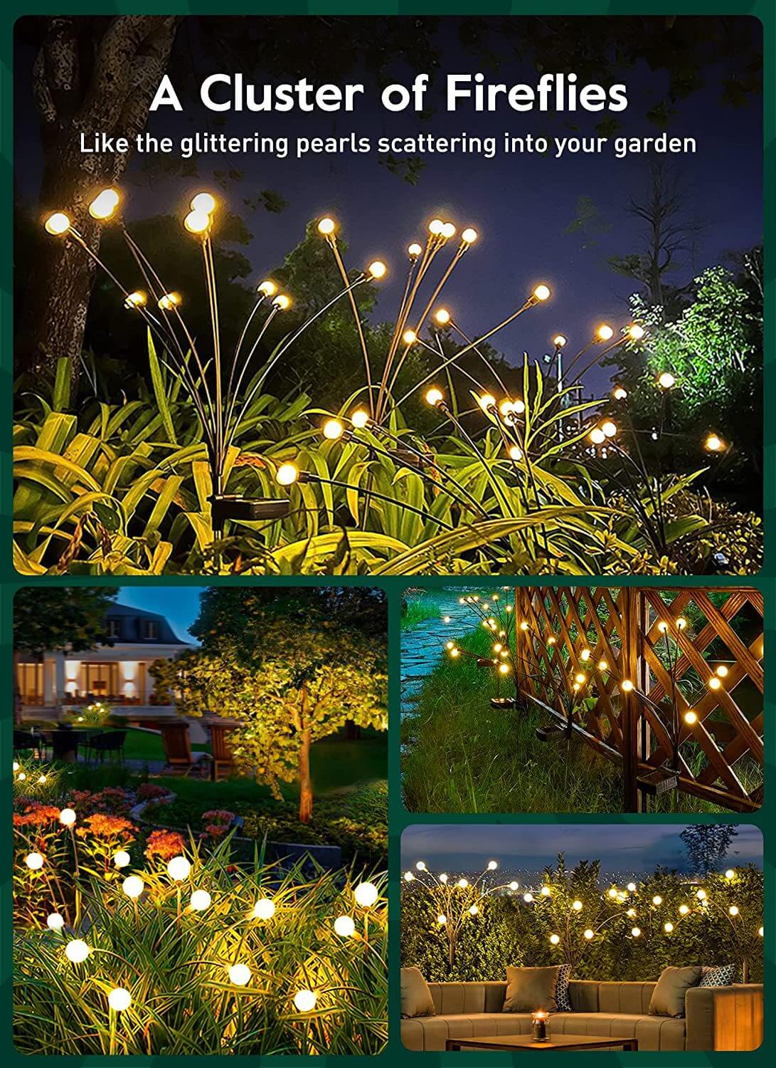 Solara Solar Garden Lights - Modern Outdoor Light Fixture, Automatic Sensor 4