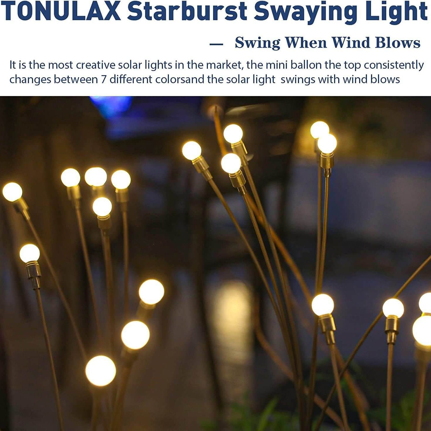 Solara Solar Garden Lights - Modern Outdoor Light Fixture, Automatic Sensor 5