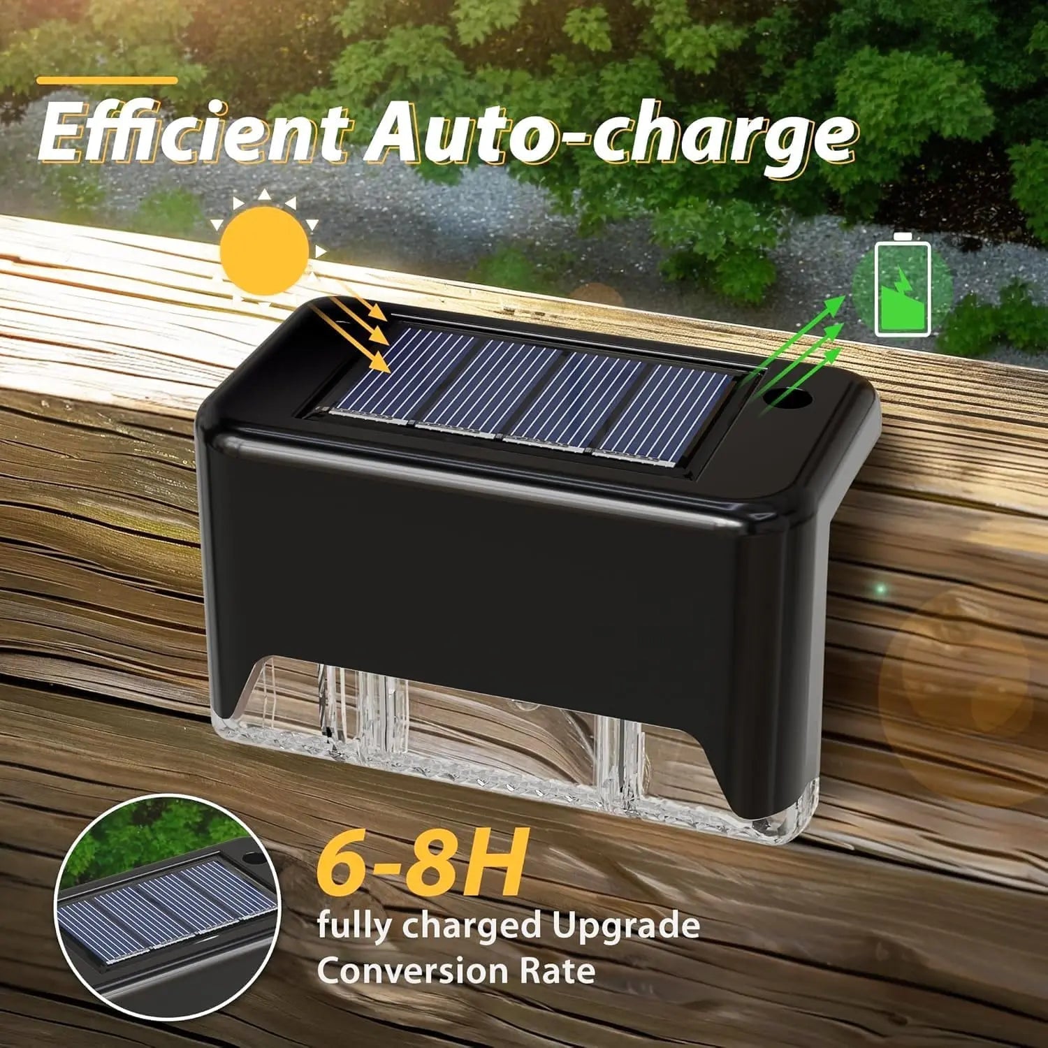 Solara Solar Garden Lights - Weatherproof Outdoor Lighting, Motion Sensor 1