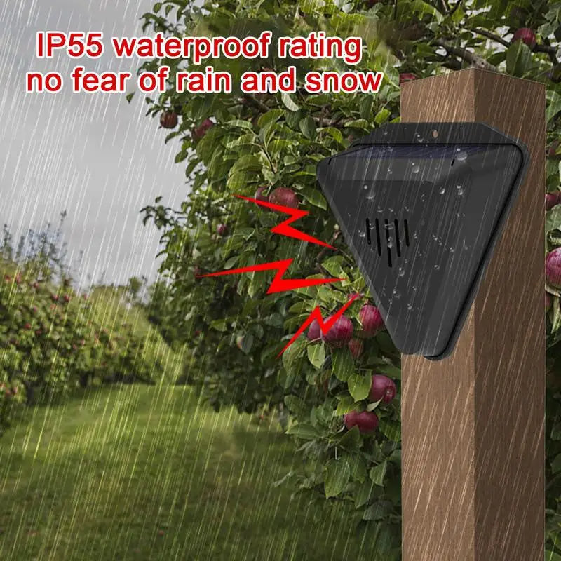 Solaris Bird Deterrent - Eco-Friendly Ultrasonic Repeller for Garden Protection 1
