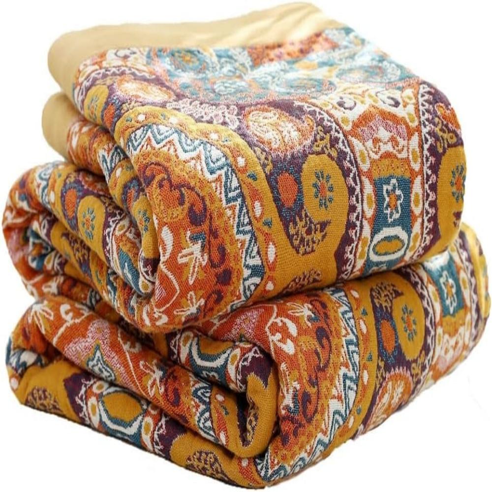 Soleil Cooling Blanket - Reversible Cotton, Breathable Design 0