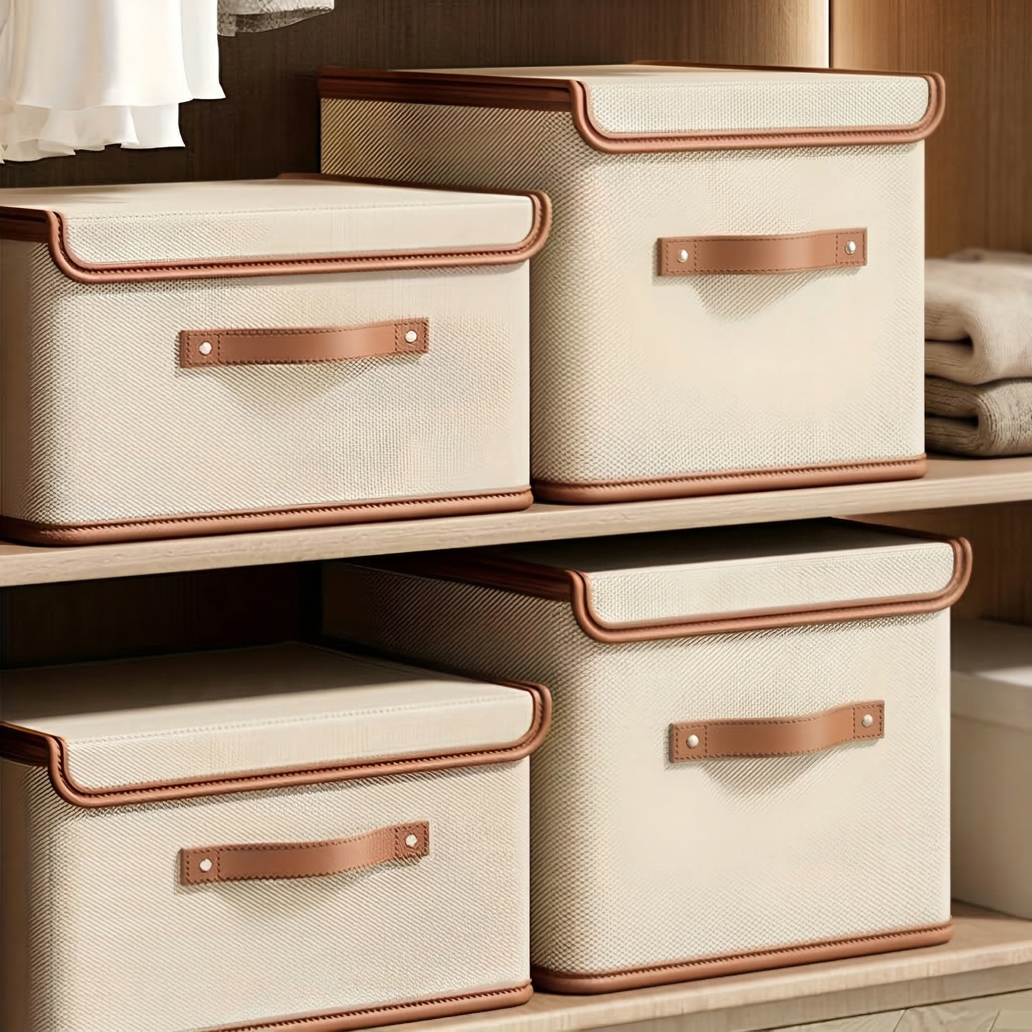 Stellar Storage Box - Oxford Cloth, Foldable with Lid and Handles 4