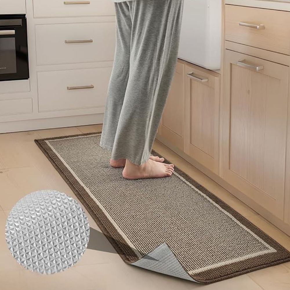 Strata Elegance Kitchen Mat - Cushioned Anti-Fatigue, Durable Polypropylene 1