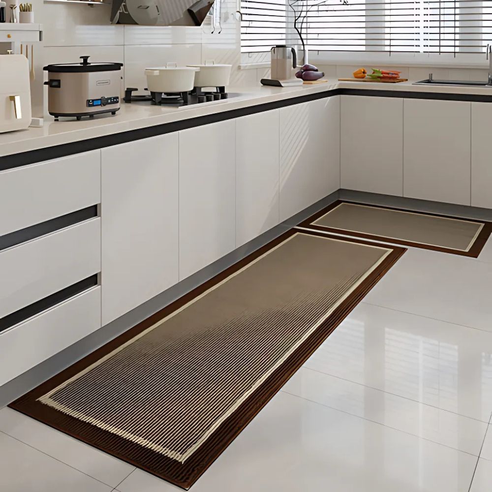 Strata Elegance Kitchen Mat - Cushioned Anti-Fatigue, Durable Polypropylene 4