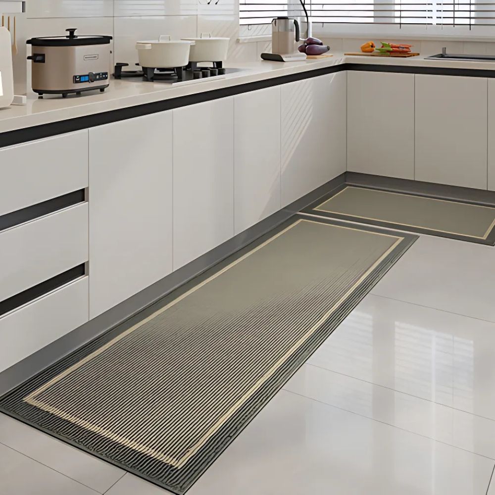 Strata Elegance Kitchen Mat - Cushioned Anti-Fatigue, Durable Polypropylene 5