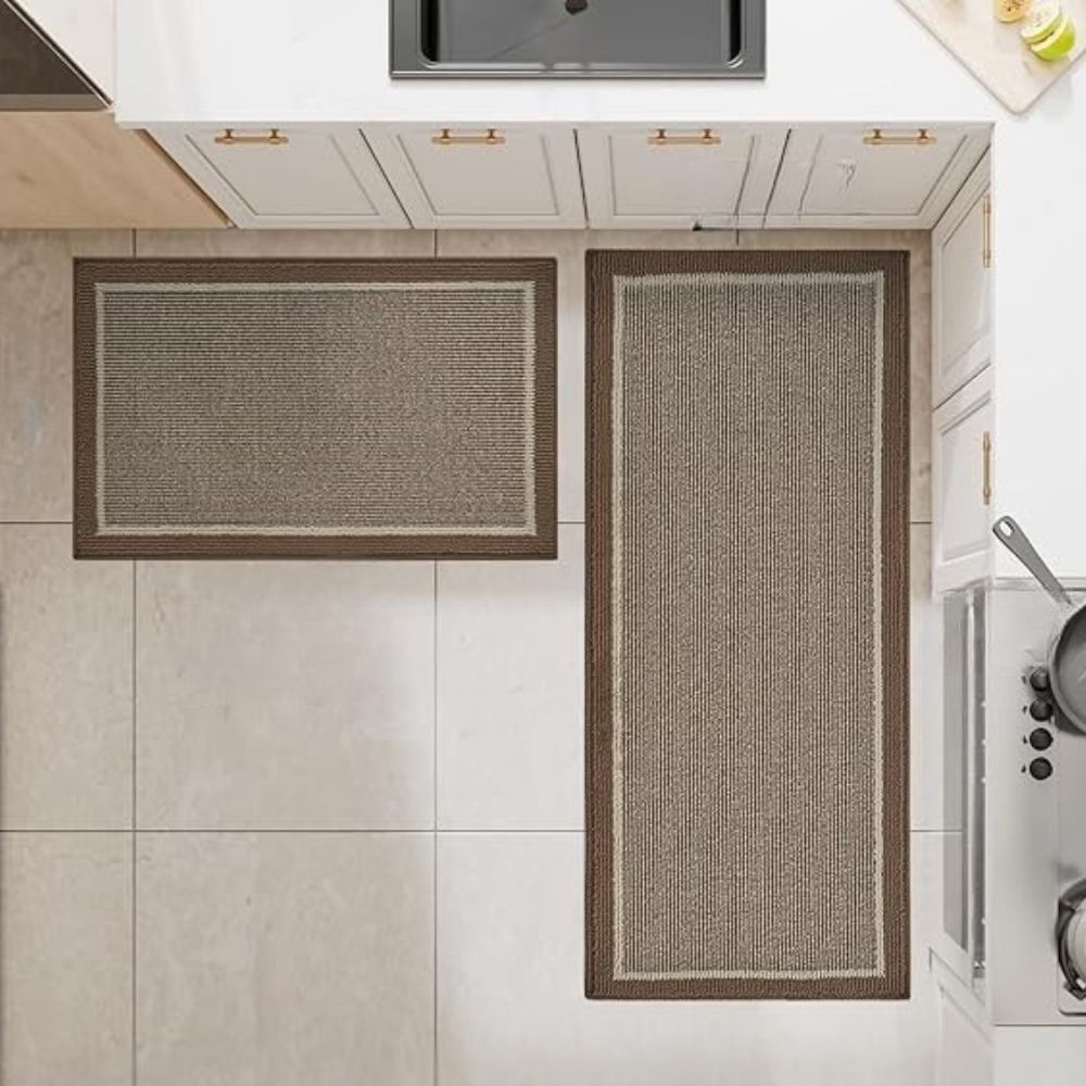 Strata Elegance Kitchen Mat - Cushioned Anti-Fatigue, Durable Polypropylene 8