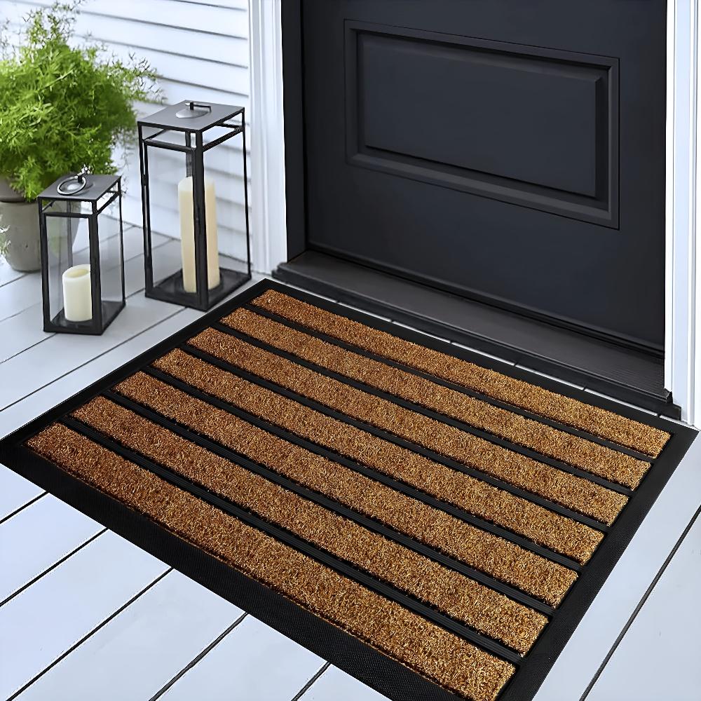 Strive Welcome Mat - Durable Rubber and Grass Fiber, Non-Slip 0