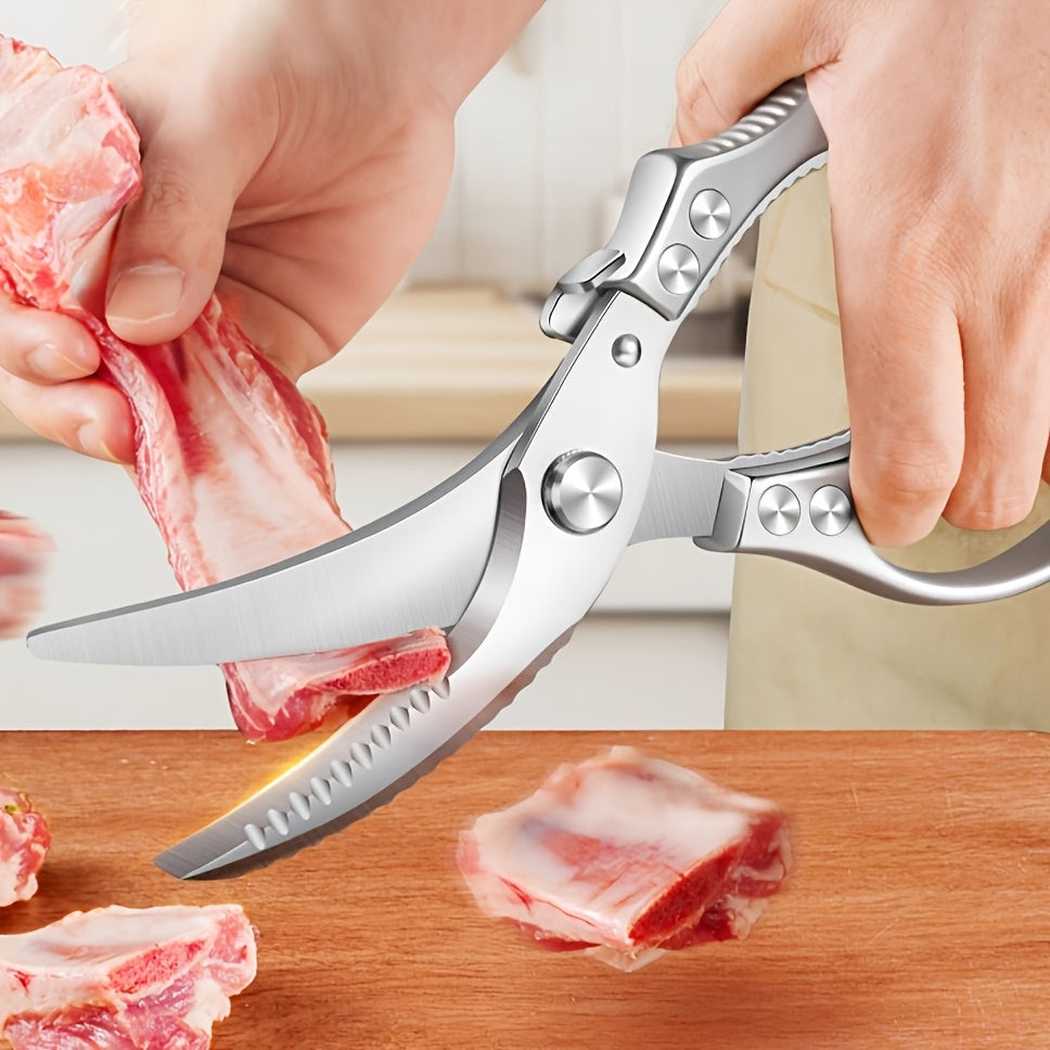 Stryke Kitchen Shears - Spring Loaded Stainless Steel, Perfect for Meat and Poultry 0