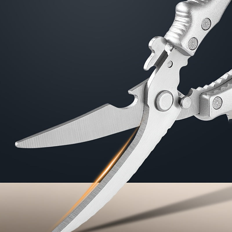Stryke Kitchen Shears - Spring Loaded Stainless Steel, Perfect for Meat and Poultry 3