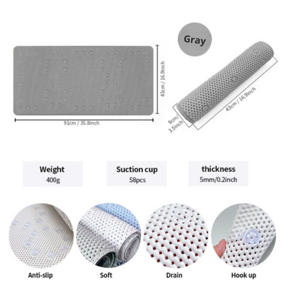 GripHaven – Soft Non-Slip Bathtub Mat
