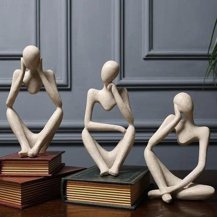 Thalor Abstract Sculpture - Handmade Resin, Miniature Art 4