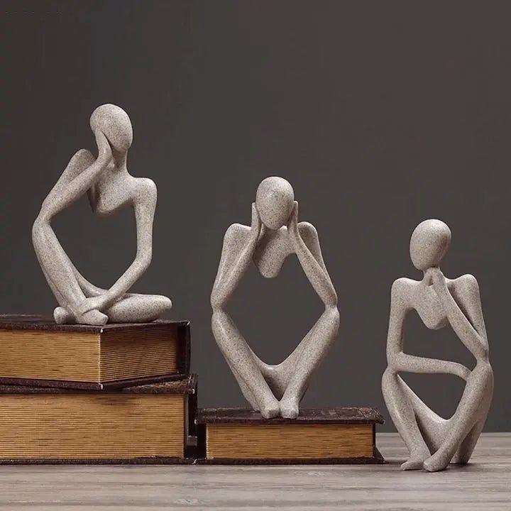 Thalor Abstract Sculpture - Handmade Resin, Miniature Art 5