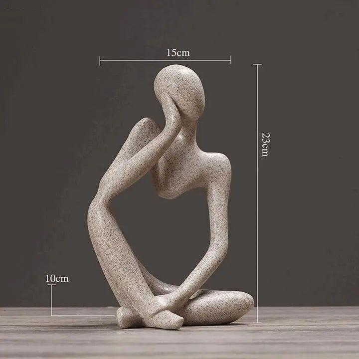 Thalor Abstract Sculpture - Handmade Resin, Miniature Art 6