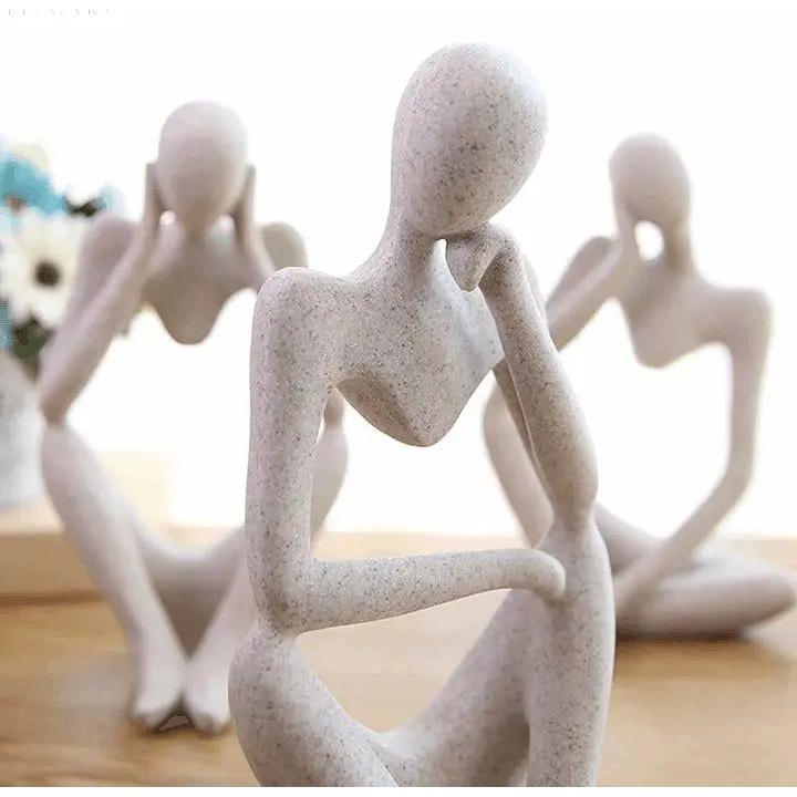 Thalor Abstract Sculpture - Handmade Resin, Miniature Art 7