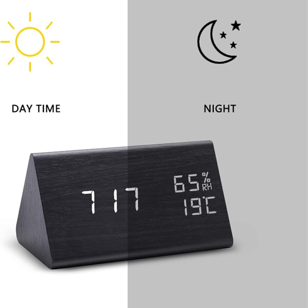 ZenWood – Wooden LED Alarm Clock