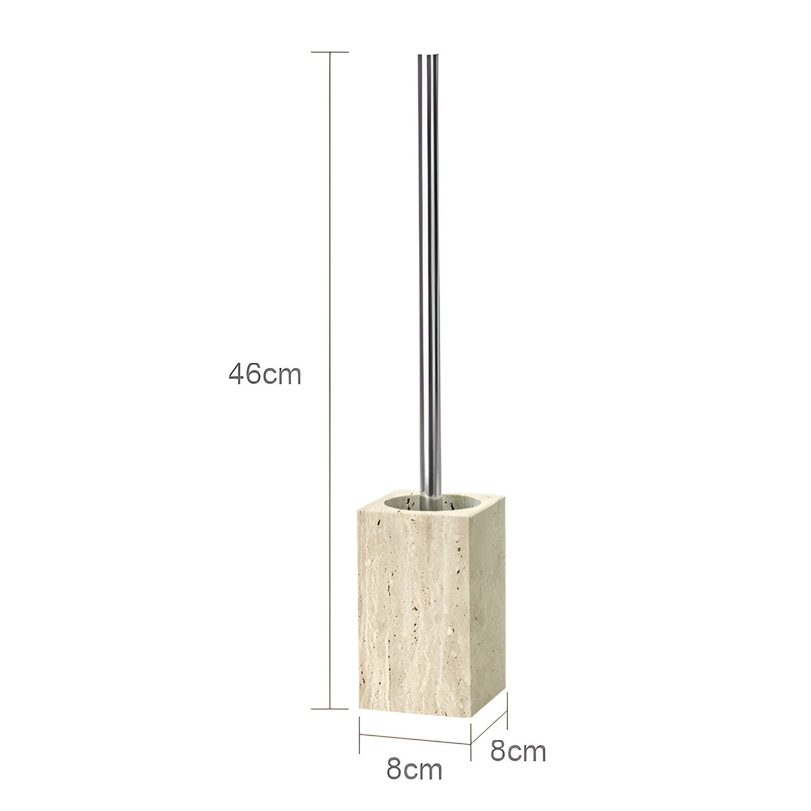 Travis Bathroom Accessories Set - Natural Stone, Elegant Design 10