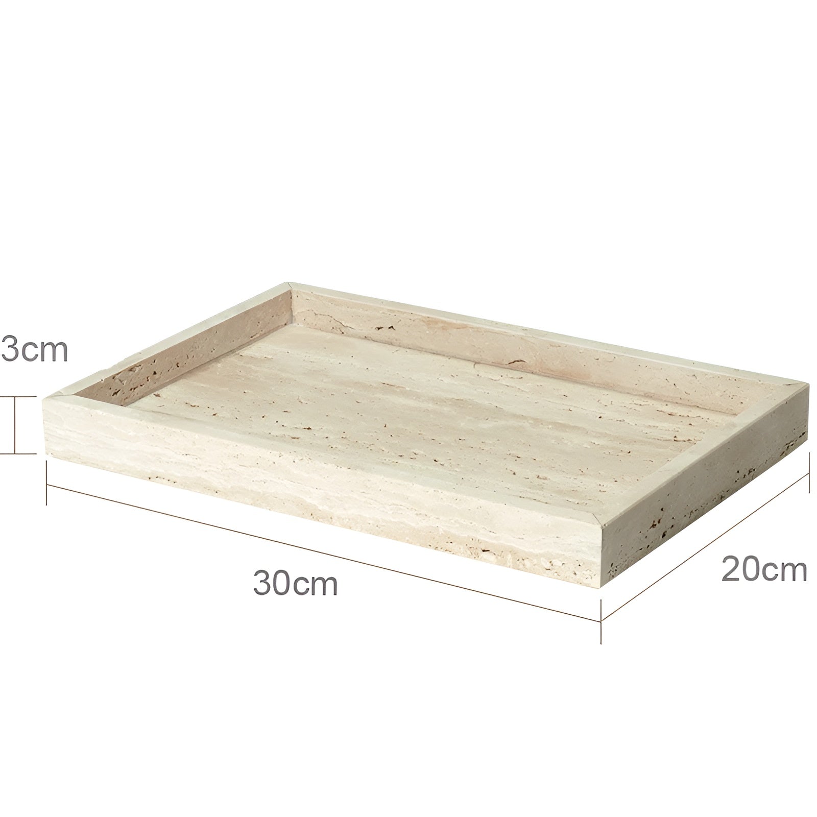 Travis Bathroom Accessories Set - Natural Stone, Elegant Design 17