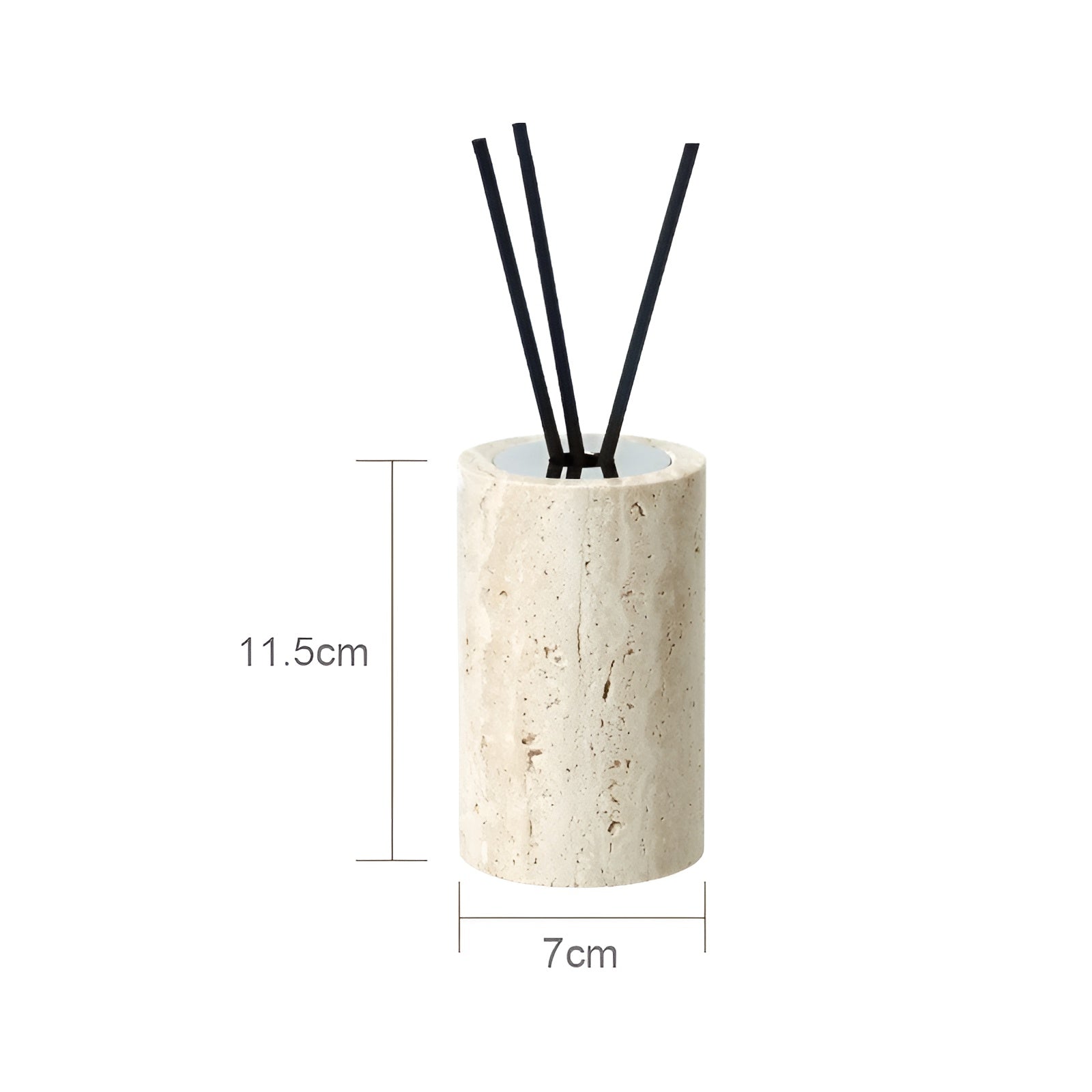 Travis Bathroom Accessories Set - Natural Stone, Elegant Design 18