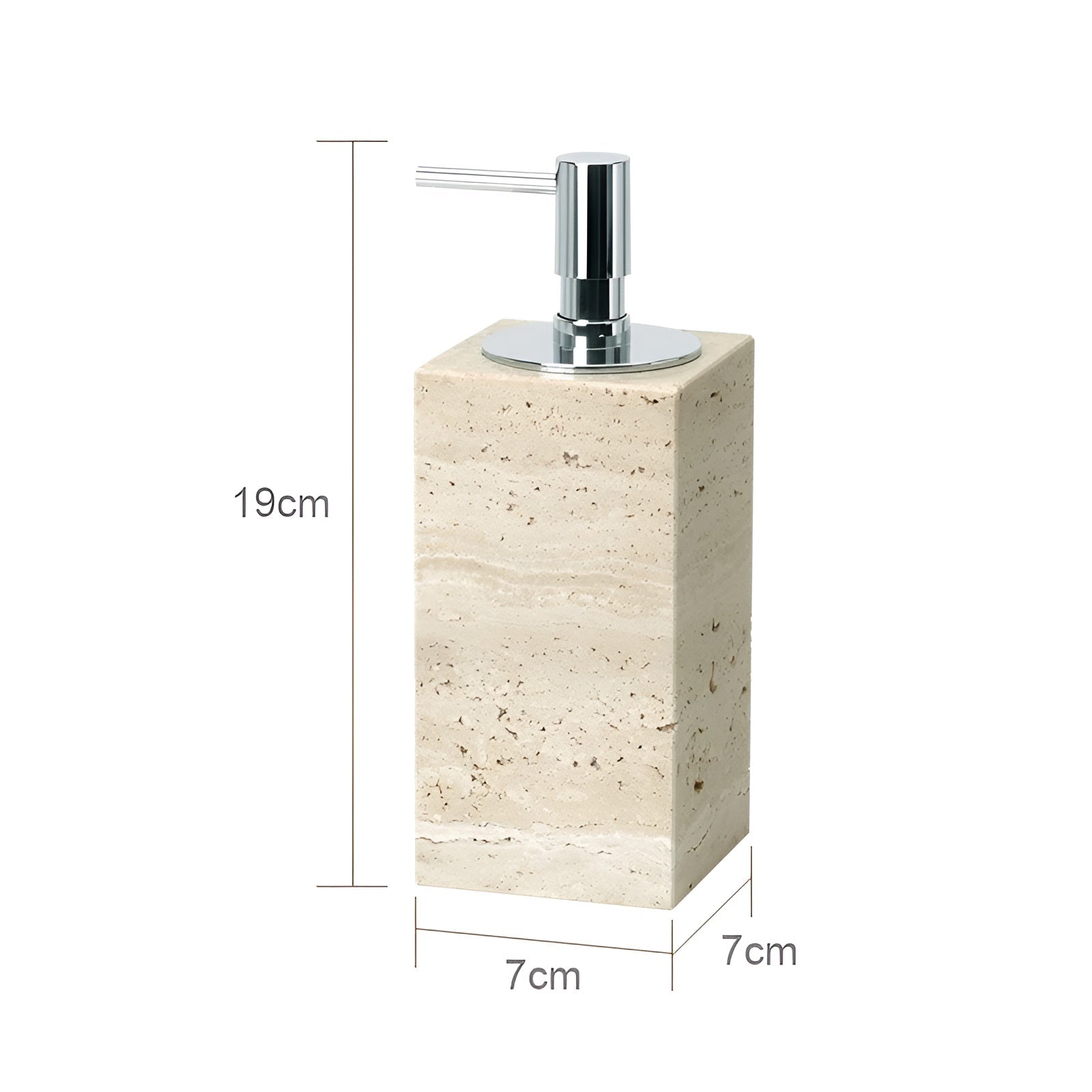 Travis Bathroom Accessories Set - Natural Stone, Elegant Design 21