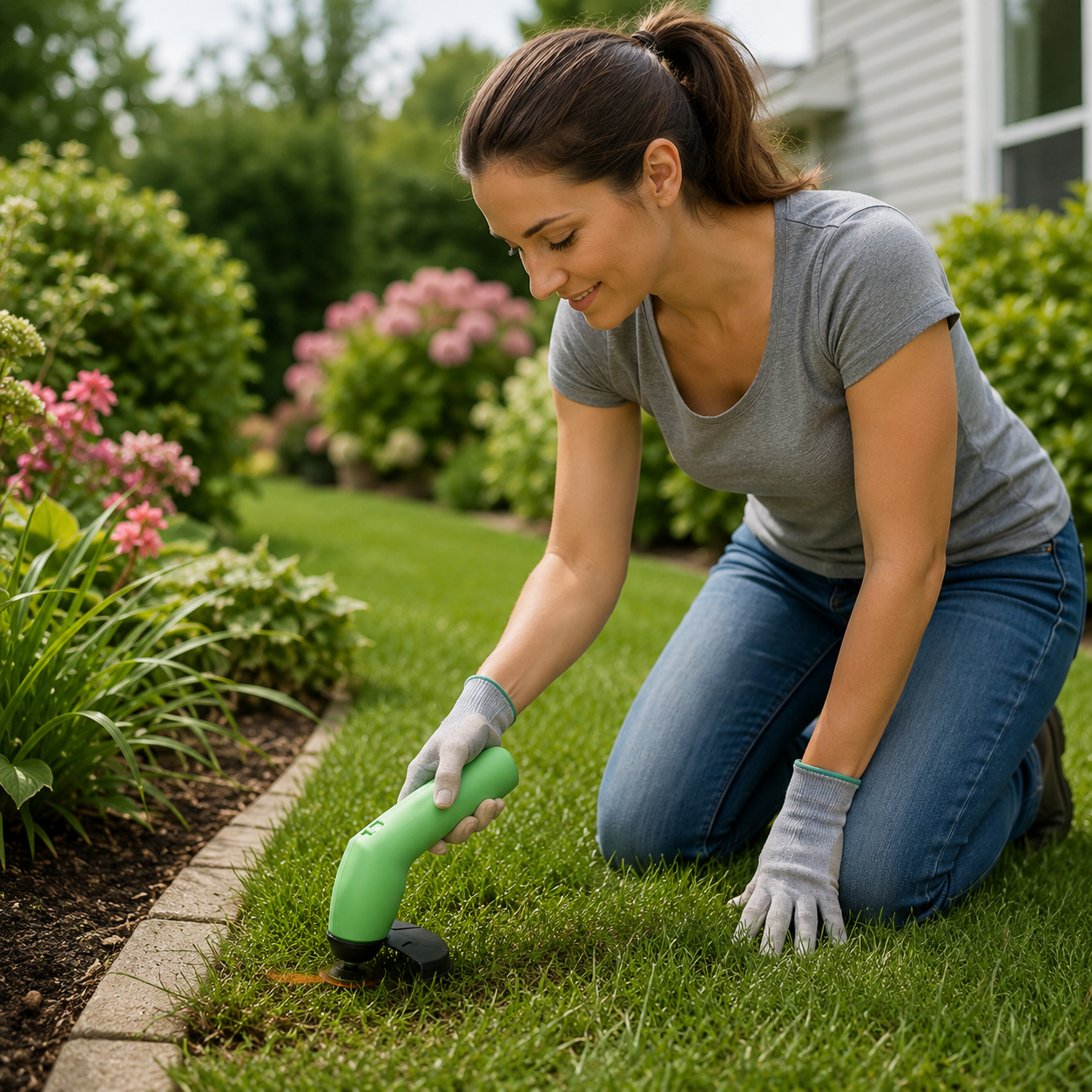 Tremor Lawn Trimmer - Cordless, Lightweight Design 0