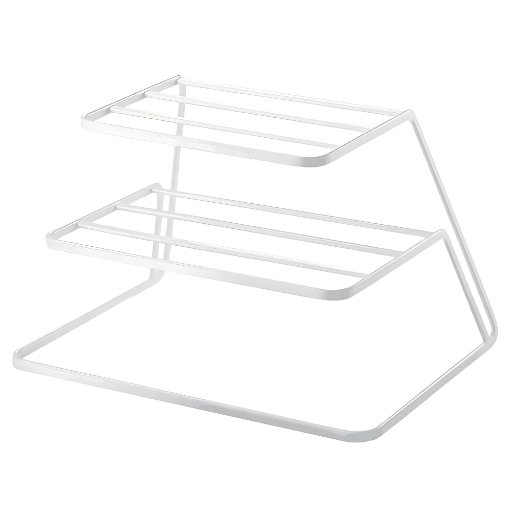 Tresco Dish Rack - Stainless Steel, 2-Tier Space Saver 2