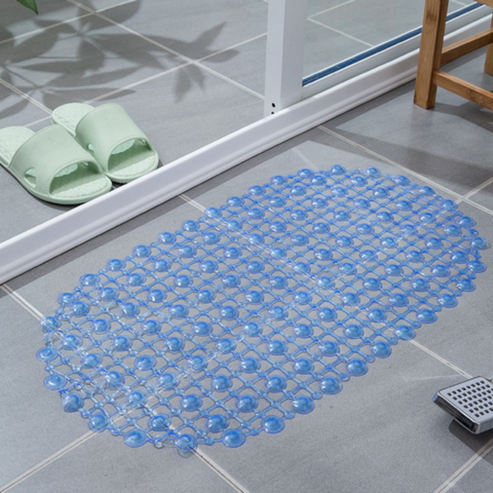 Velo Shower Mat - Non-Slip PVC with Suction Cups, Quick Drain Design 15