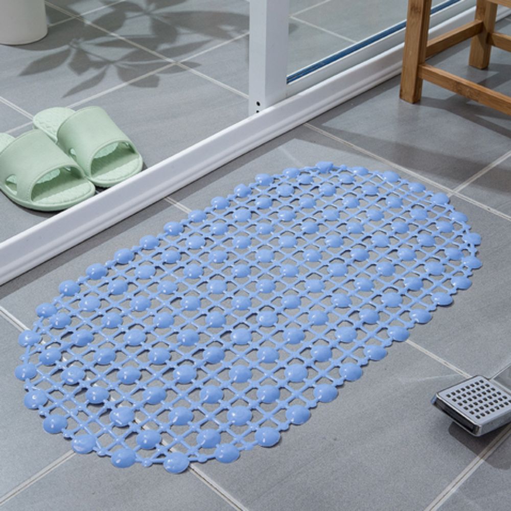 Velo Shower Mat - Non-Slip PVC with Suction Cups, Quick Drain Design 9