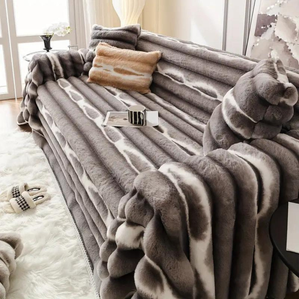 Veloce Slipcover Sofa - Plush Microfiber, Stylish Protection 0