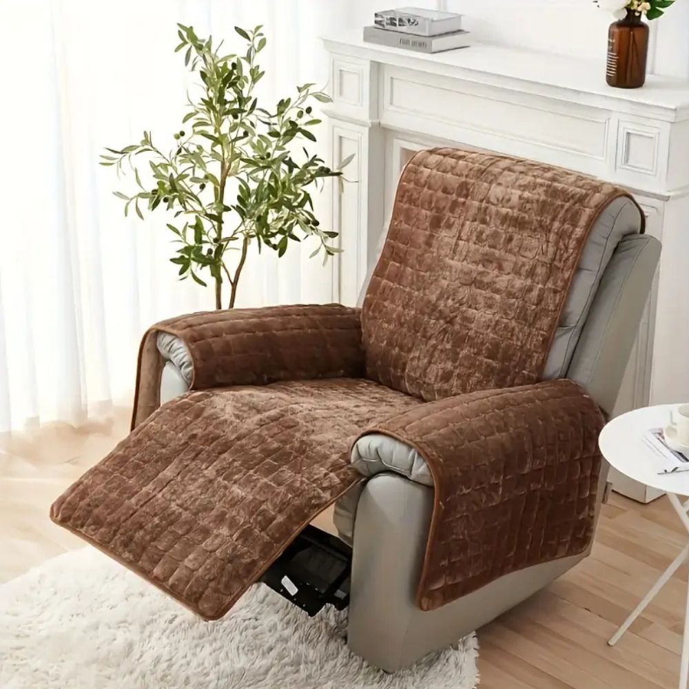 Vibrant Recliner Cover - Microfiber Blend, Non-Slip Design 1