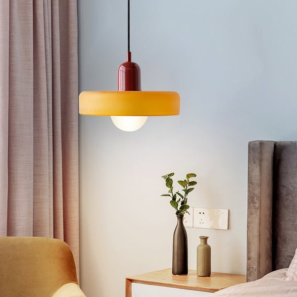 Chromessa – Bauhaus Pendant Light in Coloured Glass