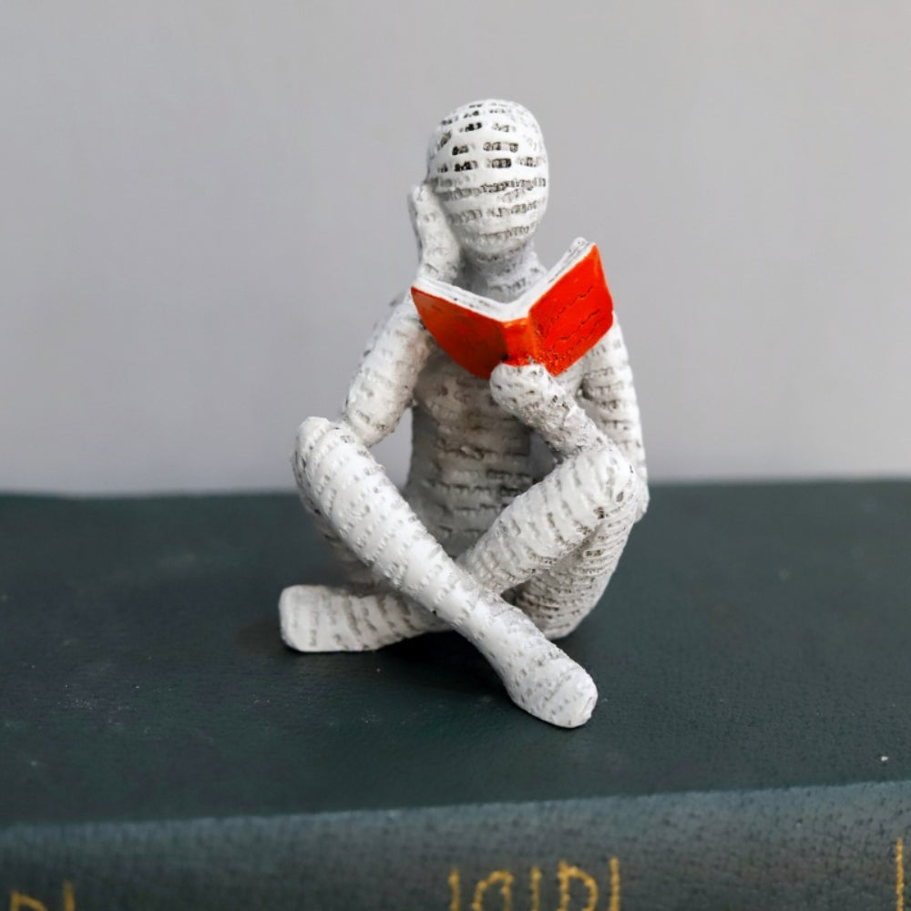Wanda Reading Figurine - Durable Resin, Artistic Design 0