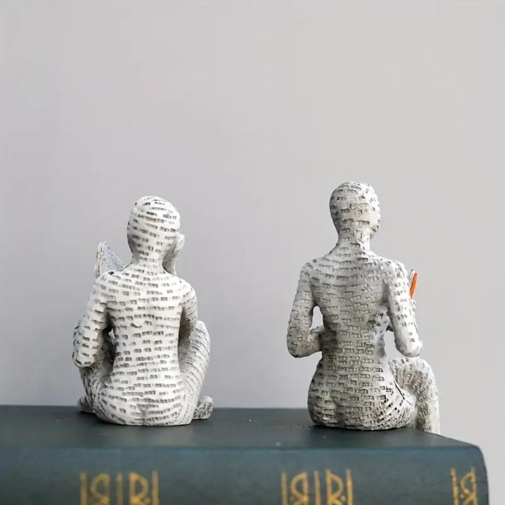 Wanda Reading Figurine - Durable Resin, Artistic Design 2