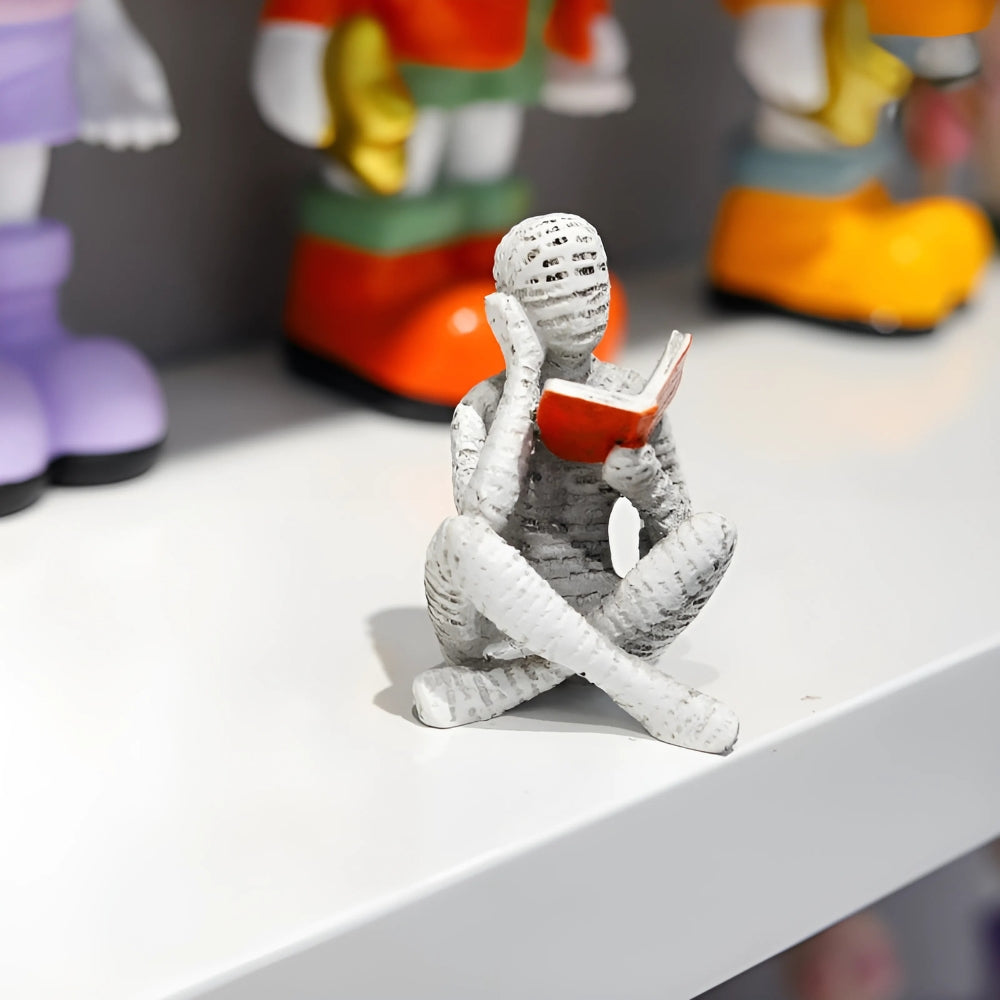 Wanda Reading Figurine - Durable Resin, Artistic Design 6
