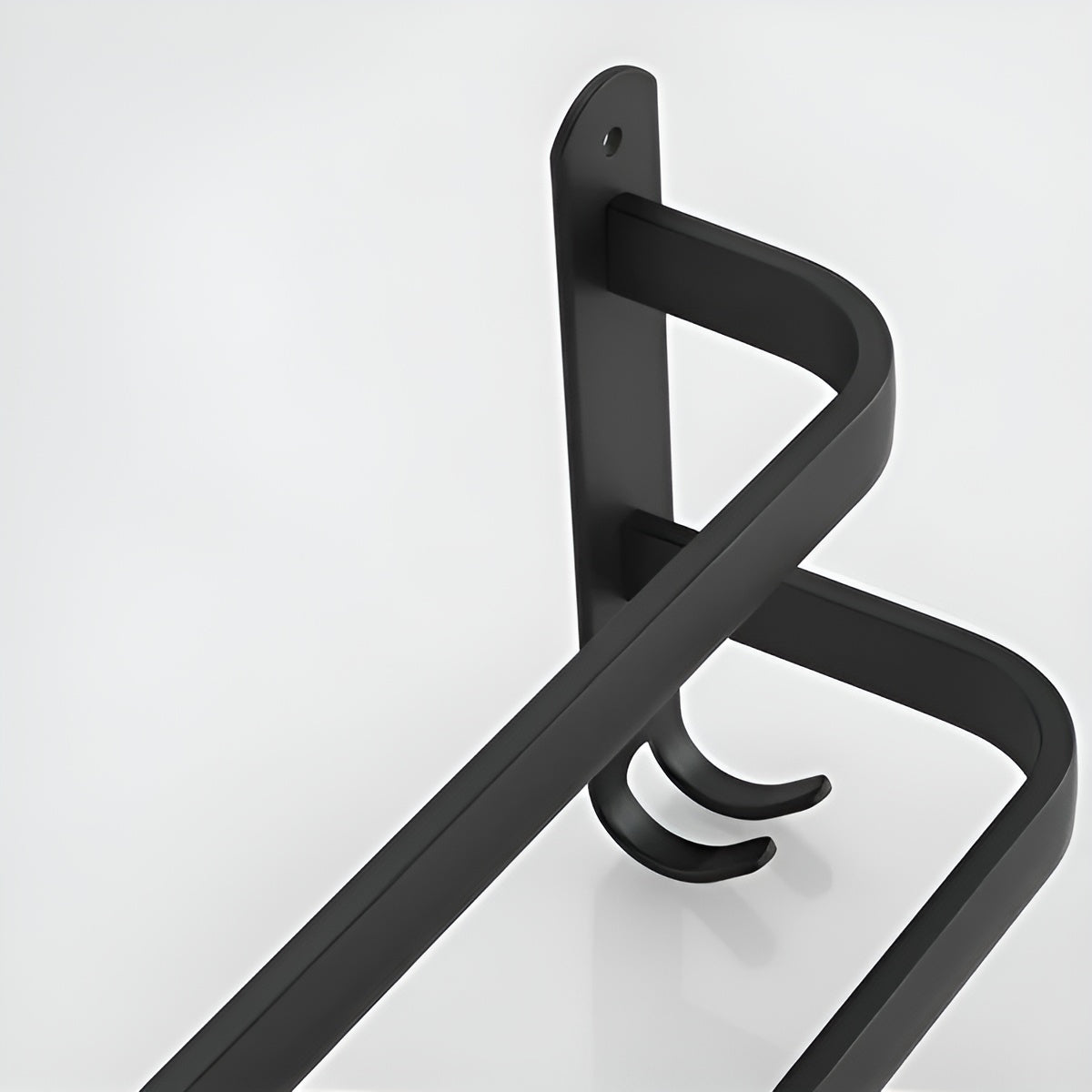 Wesley Towel Rack - Matte Black, 3-Tier Space-Saving Design 6