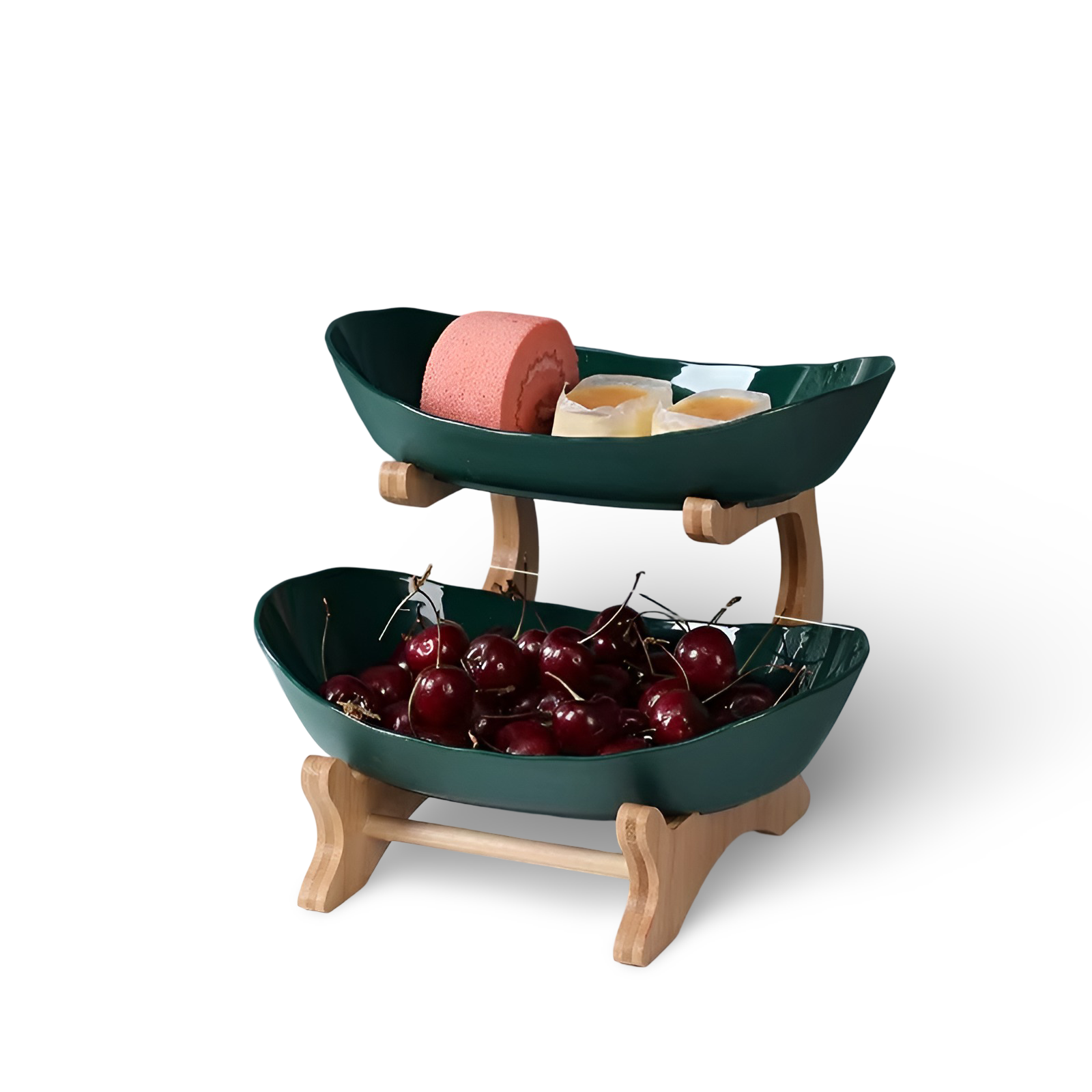 Wondrous Large Fruit Bowl - Wooden, Multi-Tiered Design 10