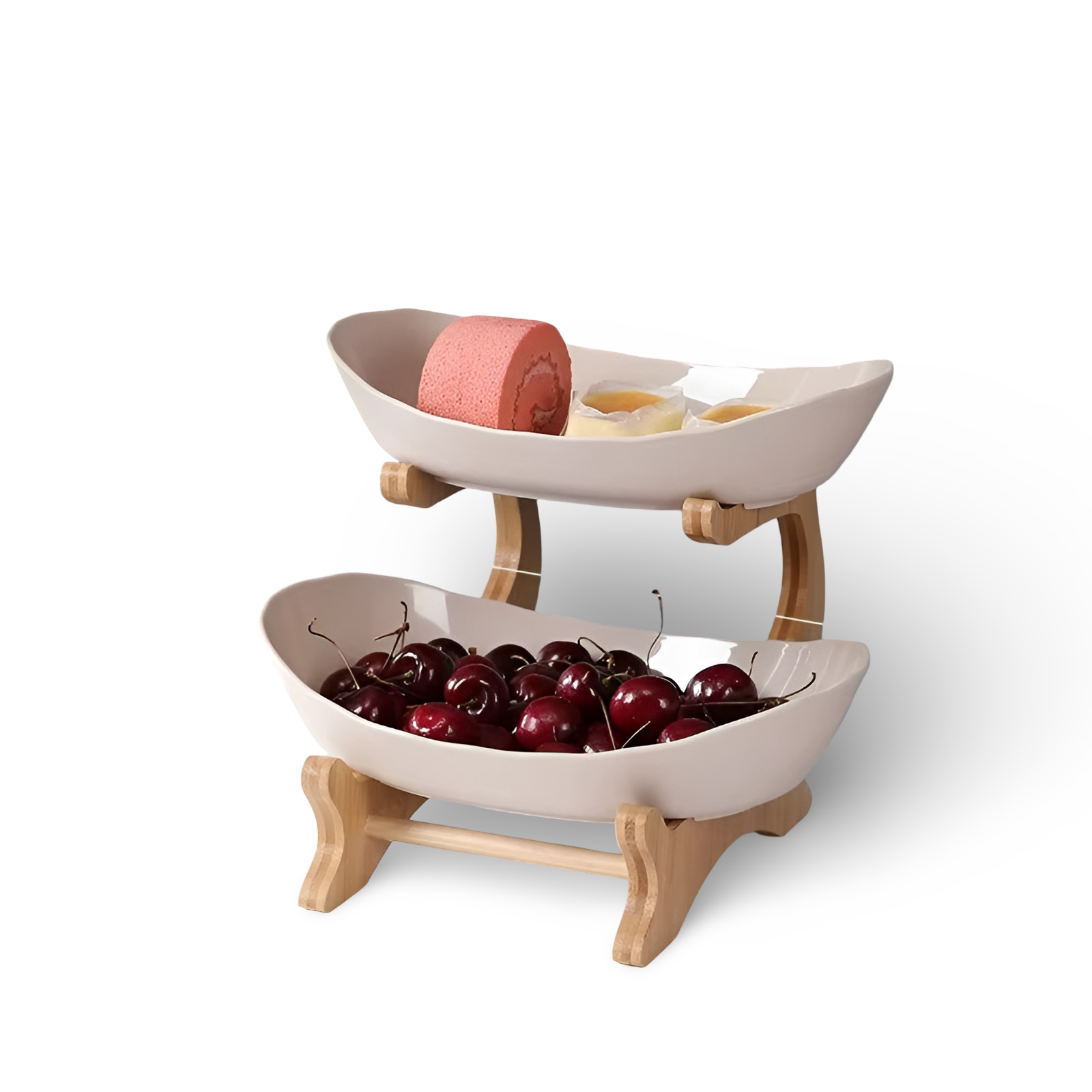 Wondrous Large Fruit Bowl - Wooden, Multi-Tiered Design 12