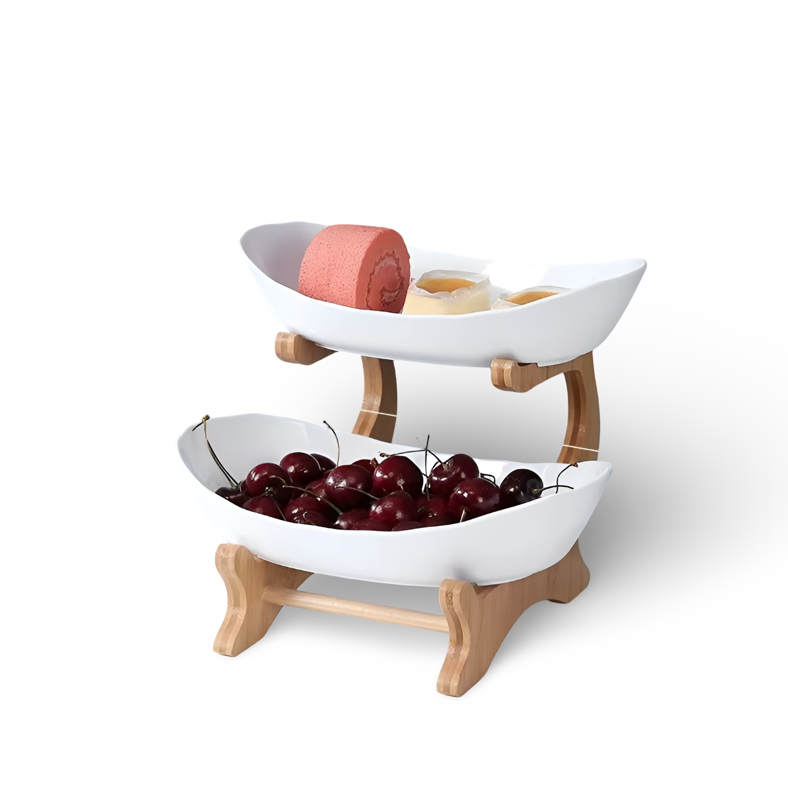 Wondrous Large Fruit Bowl - Wooden, Multi-Tiered Design 13