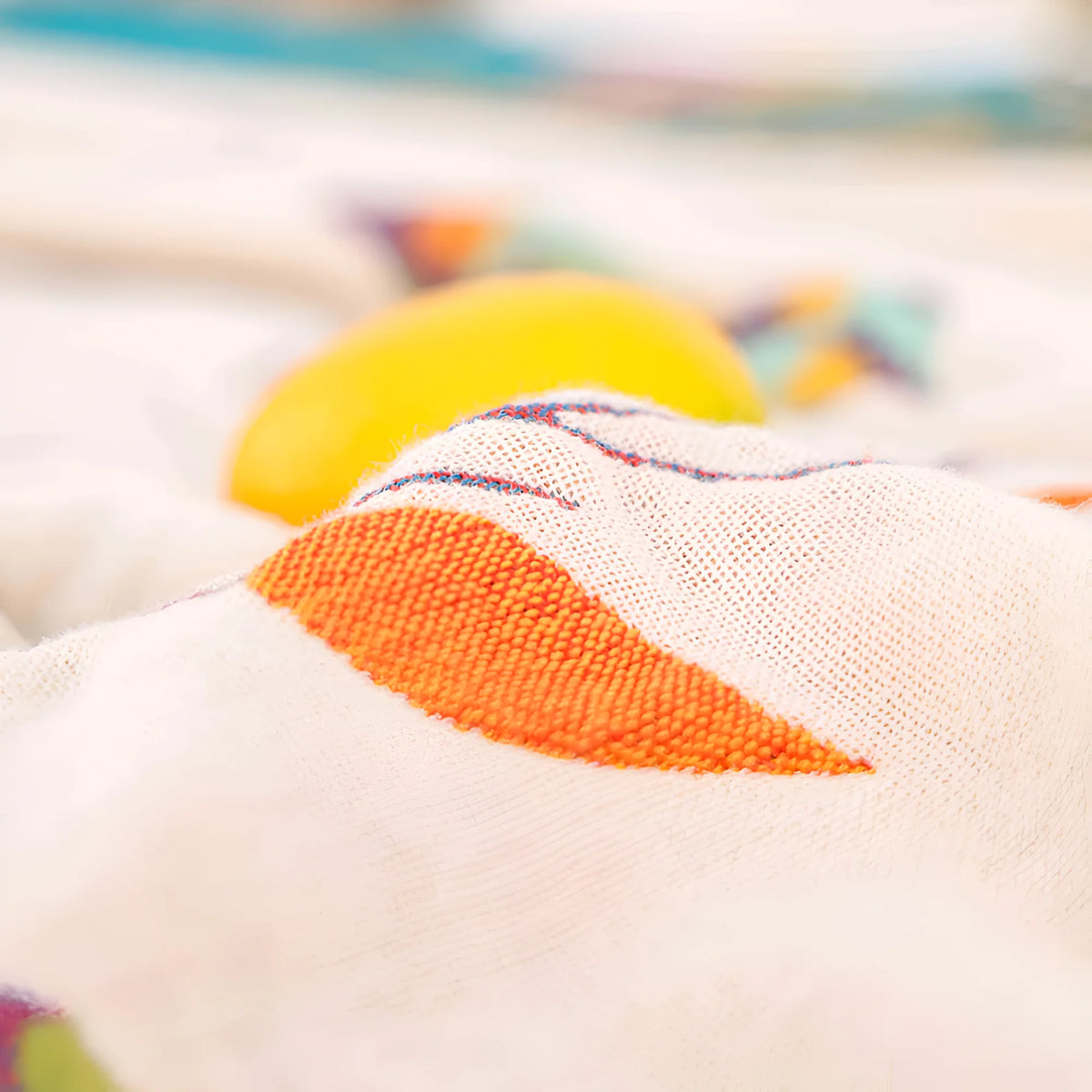 Wrenna Cotton Blanket - 100% Soft Cotton, Boho Bird Design with Tassels 7