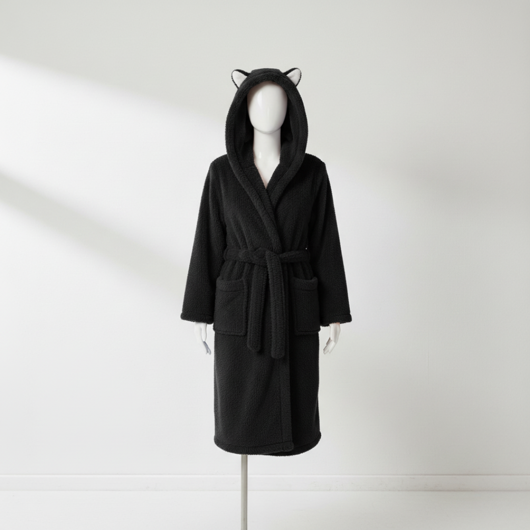 Wynora Women's Robe - Plush Polyester Fleece, Hooded Long Cozy Fit 8