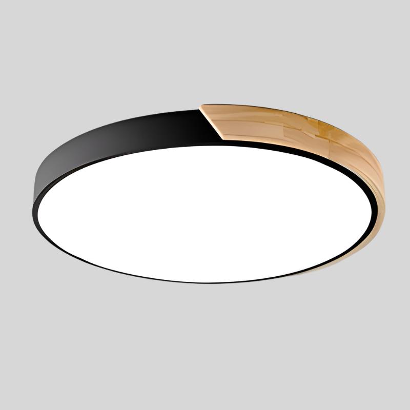 Lumoria – Circular Wooden LED Ceiling Light - Scandinavian light