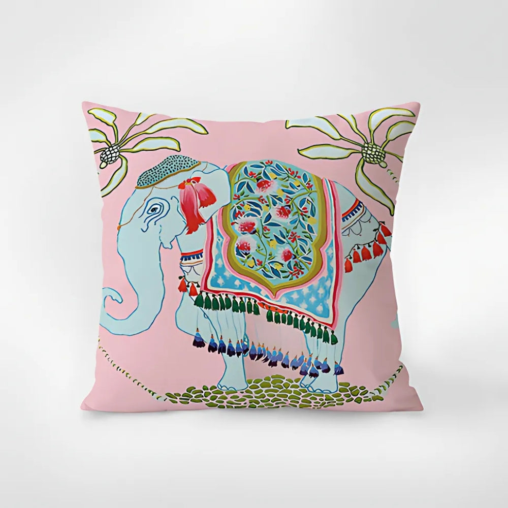 Zara Cushion Cover - Microfiber Blend, Bold Zebra Design 1