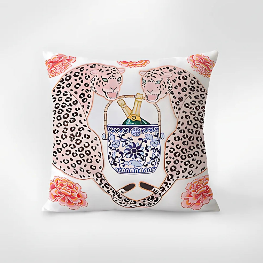Zara Cushion Cover - Microfiber Blend, Bold Zebra Design 4