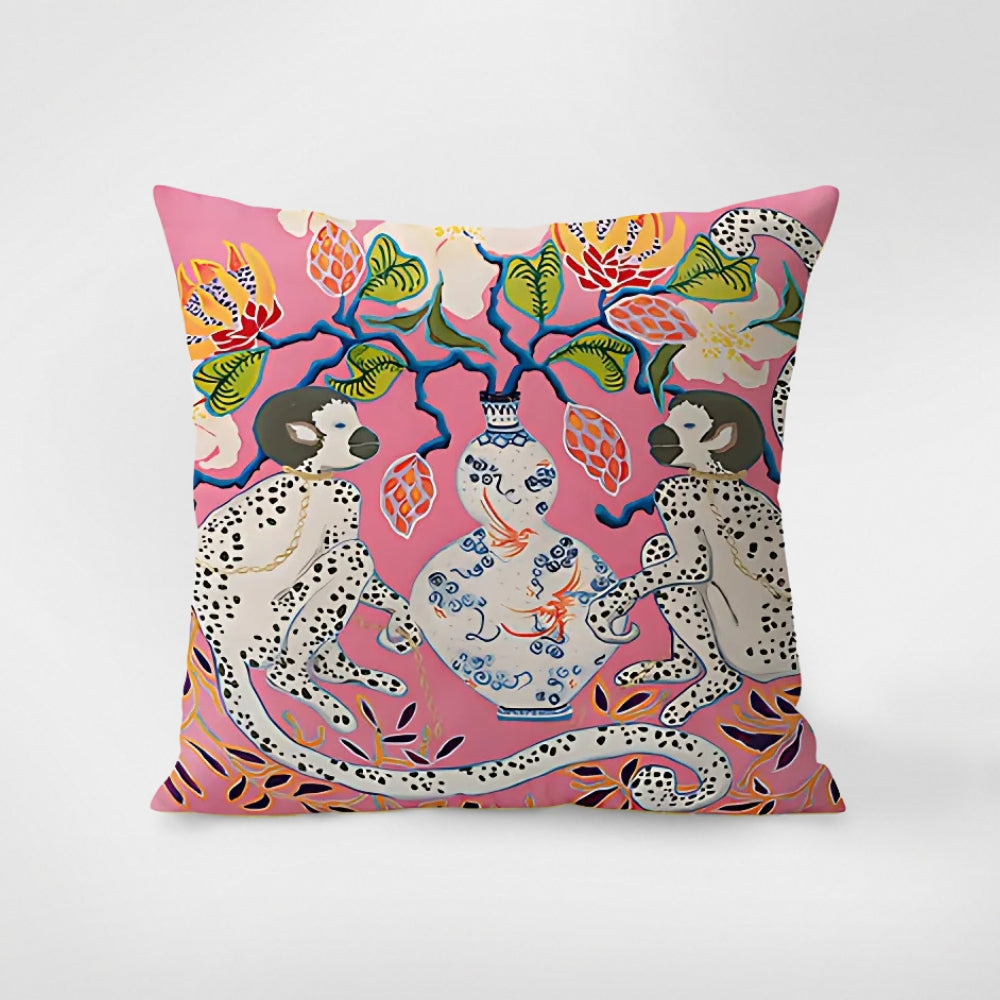 Zara Cushion Cover - Microfiber Blend, Bold Zebra Design 8