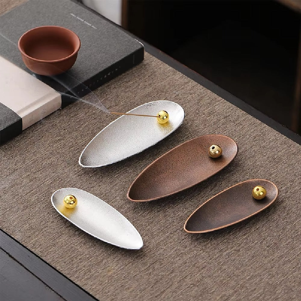 Zircon Incense Holder - Durable Copper, Adjustable Angle 1