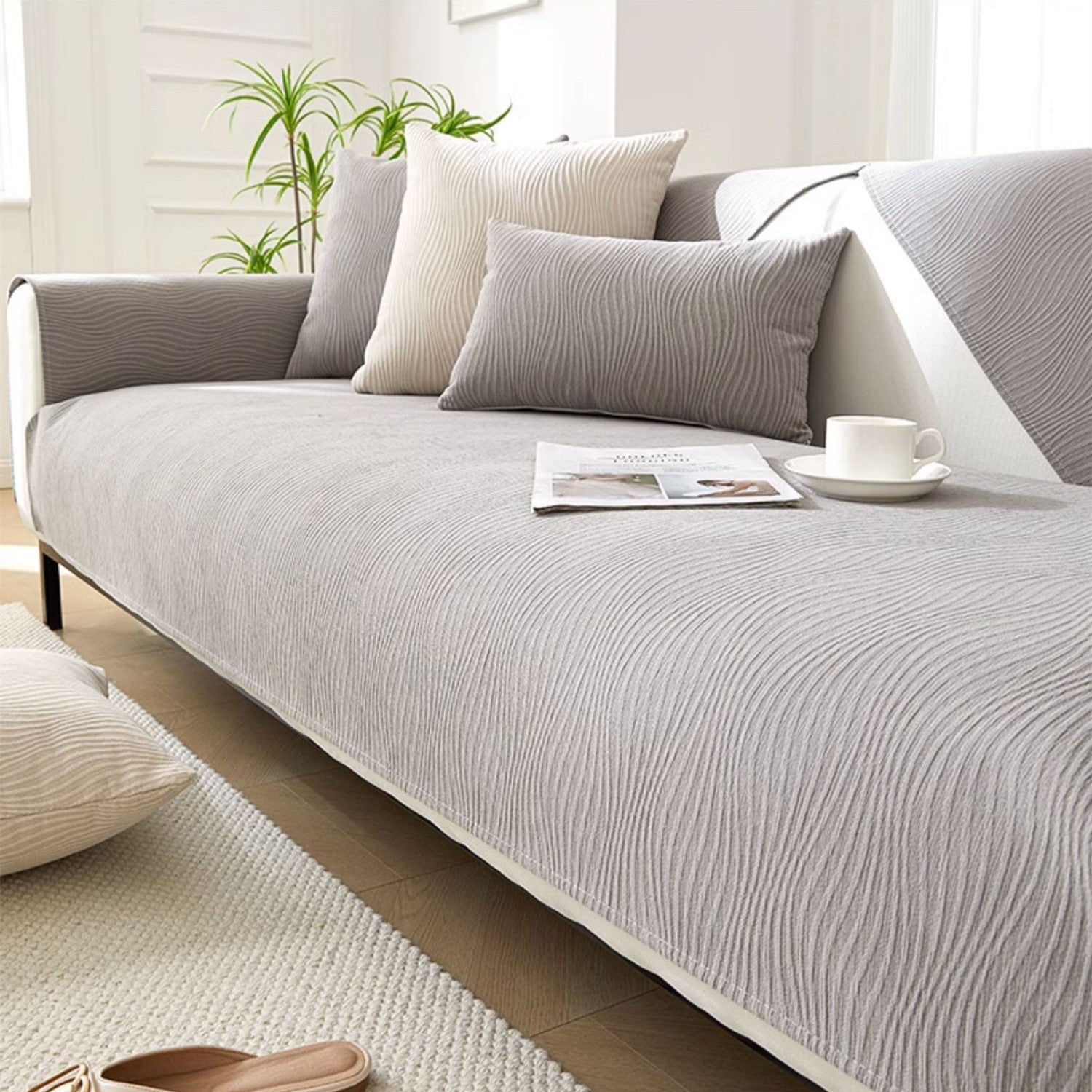 ChenilleHaven – Soft Chenille Sofa Cover
