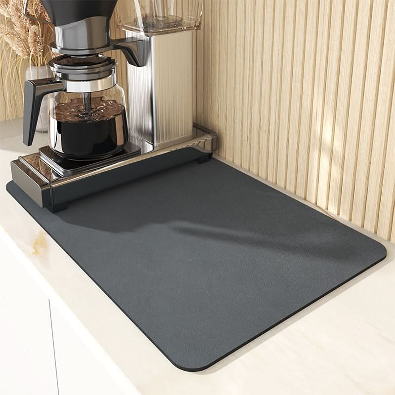 AquaMat – Quick-Dry Absorbent Kitchen Mat – Hygienic, Space-Saving Stylish